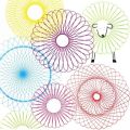 Educational Toys New Spirograph Deluxe Set Design Tin Set Draw Spiral School Supplies Children's Toys. 