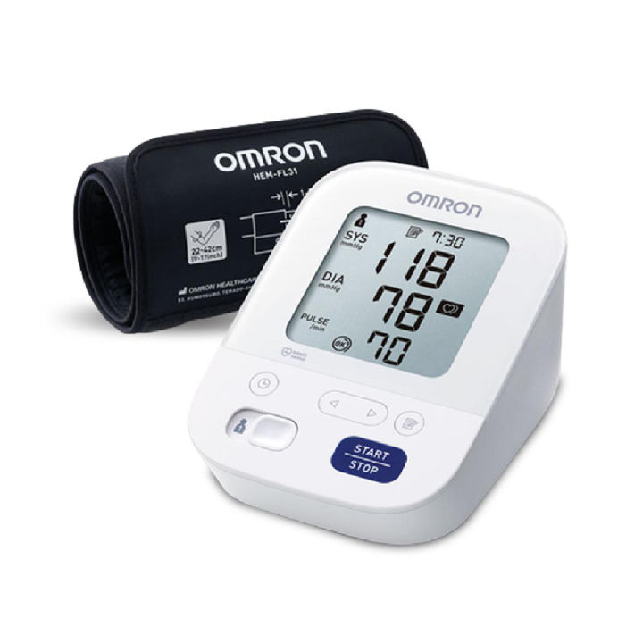 Omron M3 Comfort  Blood Pressure Monitor  Upper Arm By PHARMEVO