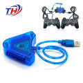 USB PS2 Player Converter USB Controller Gamepad Adapter Converter Cable for PlayStation 2 PS1 PS2 Joypad to PC Games Dual Ports. 