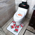 1PC Cute Christmas Toilet Seat Cover Santa Claus Bathroom Mat Xmas Supplies For Home New Year Decoration Bathroom Mat Decor. 