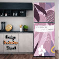 Floral Fridge Sticker Waterproof and self adhesive Peel and stick. 