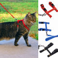 Pet Cat Rabbit Walking Training Soft Straps Harness Leash Traction Belt Tool. 