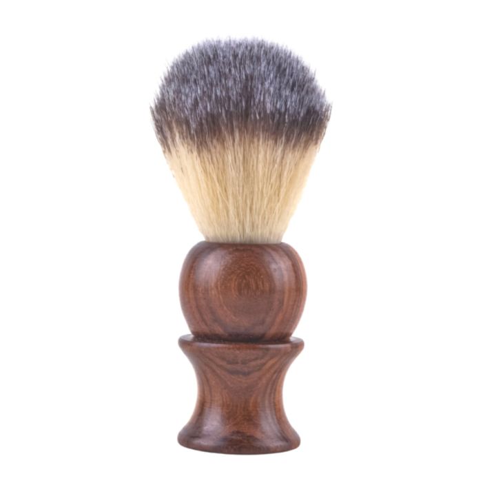 Dealspo Shaving Brush Wooden Handle Barber Shave Badgers Hairs 100