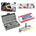 100% Combination Socket Ratchet Wrench Set 40 Pcs. 