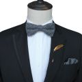 JEMYGINS Fashion Vintage Wool Bow Ties For Men Cravats Cashmere Self Bowtie Pocket Square pin Set For Wedding Party Show Tie. 