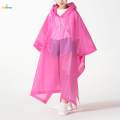 Kids Rain Coat Boys Girls Hooded Portable Rainproof Children's Raincoat Pink. 