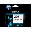 HP 305 Tri-color Ink Cartridge. 
