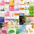 BIOAQUA Pack of 15 Moisturizing Facial Face Sheet Mask, Lip mask, Eye mask, Hydrating, Radiance Boost, , Moisturizing, Skin Care Sheet Mask. 