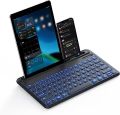 seenda Backlit Bluetooth Keyboard for Tablet Phone Computer, Rechargeable Multi-Device Bluetooth Wireless LED Keyboard for iPad Pro/Air/Mini, Compatible Mac Windows PC Android iOS Phone Tablet. 