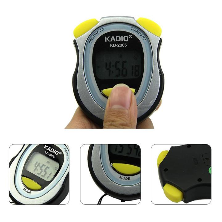 Professional Walking Running Stopwatch Sports Referee Chronograph Digital Timer