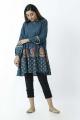 EGO Fall Collection 2019  Peacock  Teal Cotton Kurti For Women. 
