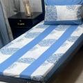 High quality cotton single 2pc stiched bedsheet. 