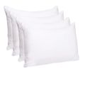 Pillow Covers Zipper Pillow Case Cover Luxury Soft Sleeping Pillows Cover 4 Pcs Fibber Pillow cover Home & Hotel Collection Pillow covers pillow protectors Machine Washable zipper pillow case Pack of 4 pcs Bed. 