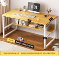 Ideal Computer table & Study desk with Wood and 25mm Metal Frame Powder Coating. 