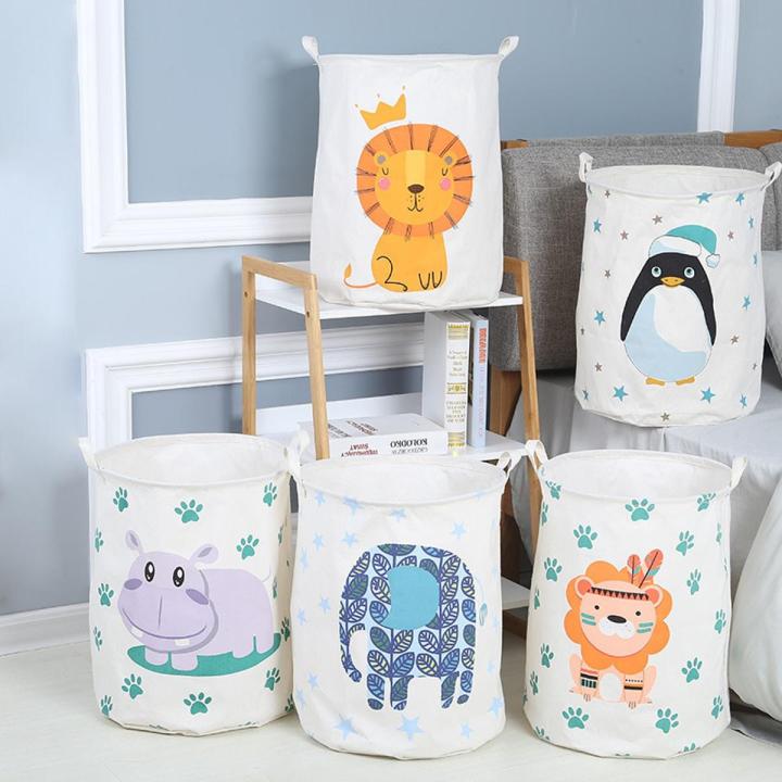 【HOT】 1Pc Cloth Art Folding Geometry Dirty Clothes Toys Storage Bucket Household Storage Basket Dirty Clothes Laundry Basket 40*50Cm