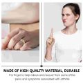 2 Pcs Magnetic Weight Loss Ring Magnet Toys Rings Adjustable Magnet Ring Jewelry Metal Magnet Stone Ring Man. 