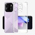 Tecno Spark Go 2023 4G Back Cover Transparent Soft Bumper Clear Back Case Imported. 