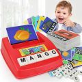 Little Treasures Matching Letter Game Teaches Word Recognition Spelling Toy. 