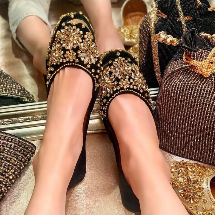 Wish Shoe - Ladies Khussa Traditional Shoes For Women And Girls.