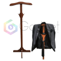 Wooden Hanger Coat Stand Natural Wood Color. 