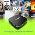 Best selling smart tv box - smart android tv box - tv channel box - (R69) Quad Core Android 10 TV BOX 2GB RAM 16GB ROM. 