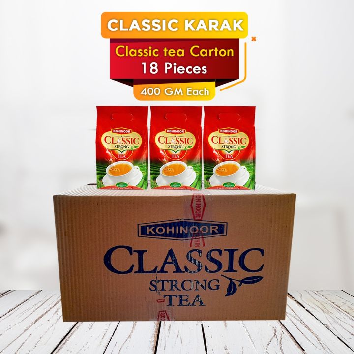Classic Tea Carton | 18 pieces | 400 GM Each