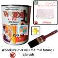 Epoxy Hardner wood polish, shiner varnish commonly known as Wood Life. Polyurethane Varnish .  large size pack. 