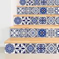 Techmanistan 60cm x 200cm Roll - Random Design Tile Stickers Pattern Oil Proof Kitchen Wall Sticker Wallpaper Bathroom Home Waterproof Self Adhesive Wallpaper Wall Sticker Tile Sticker. 