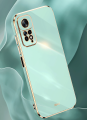 For Xiaomi Redmi Note 11 Back Cover Fashion Shiny Plating Square Bumper Camera Protection Case Soft Silicone Shockproof Protective Mobile Phone Cases. 