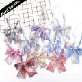 Feminine Plaid Bowtie Casual Bow tie For Women Uniform Collar Butterf Bowknot Adult Check Bow Ties Cravats Girl Students Bowties. 
