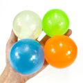 NEW BIG SIZE! 6.5cm Glow Sticky Balls Fidget Toys Globbles Balls Stick to Ceiling Stress Release Luminous Ball （Random）. 