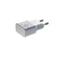 EU 2 Pin Plug EP-TA20 Fast Charging Travel Adapter For Samsung & Other Android Smart Phones - White. 