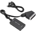 Scart To Hdmi Converter With Hdmi Cable, Full HD 720p/1080p Switch Sky/DVD Player. 