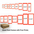 Single Red Frames, Custom Wall Decor Photo Frame, 1 PC Wall hanging Picture Frame. 