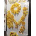 Handmade floral Jewelry set mehndi function & use marriage flower jewelry set. 