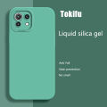 Tokifu For Xiaomi Mi 11 Lite Casing The New Liquid Silicone Phone Case Camera Lens All-inclusive Shockproof Cover Cases. 