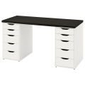 10 Drawer Gaming Desk , Computer Desk for home Office work in 54 inches length ..Waris Mart. 