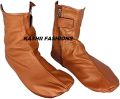 Halal Cow Leather Socks Mozay For Men's Women's Hajj & Umrah Slipper With Zip and Button.. 