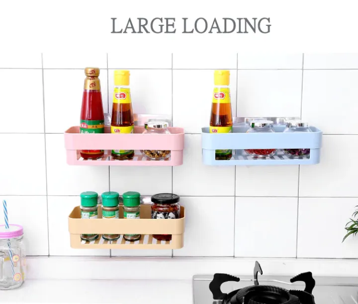 Plastic%20Bathroom%20Organize%20%20Kitchen%20Rack%20Shower%20Caddy%20Basket%20with%20Wall%20Mounted%20Sticker%20Tape%20Storage%20Holder%20Hanging%20Organizer%20Basket%20-%20Image%204