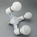 3 in 1 Bulb Lamp Bulb Holder Suitable For All Type E27 Connectors Adapter Socket Splitter. 