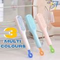 Self-Cleaning Anti-Static Hair Brush with Adjustable Rotating Lift and Massage Comb. 