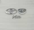 Toyota Vitz 1999-2004 Front Grill Logo Monogram with Back Logo Complete Set Monograms Emblems. 