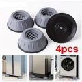 4pcs Anti Vibration Feet Pads Rubber Mat Slipstop Silent Dampers Stand Universal Washing Machine Refrigerator Furniture Foot Pad. 