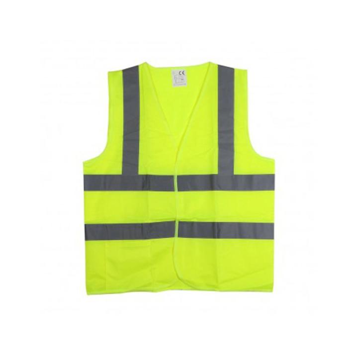 Safety Jacket / Safety Vests - Yellow / Orange Blue / Red Color Reflective Strips High Visibility Traffic Jacket 60 Gms And 120 Gms