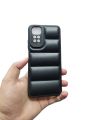 Redmi Note 11 Back Cover Soft Matt Puffer Camera Protection Down Jacket Back Cover. 