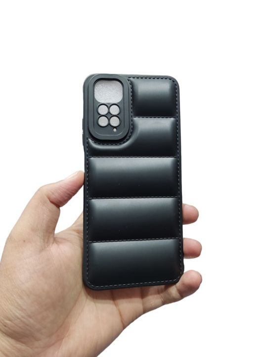 Redmi Note 11 Back Cover Soft Matt Puffer Camera Protection Down Jacket Back Cover