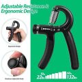 HA Adjustable Hand Grip Power Exerciser Forearm Wrist Strengthener Gripper R-Shape Adjustable 5-60kg. 