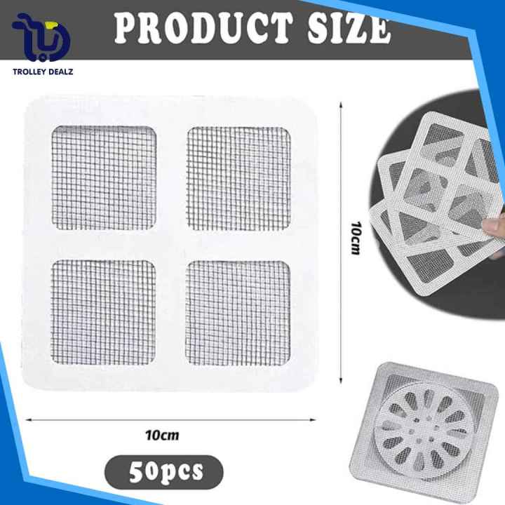 Pack%20of%20-10Pis%20Disposable%20Floor%20Drain%20Sticker%20Shower%20Drain%20Hair%20Catcher%20Cover%20Sink%20Strainers%20Anti-blocking%20Bathtub%20Mesh%20Filter%20Sticker%20-%20Image%209