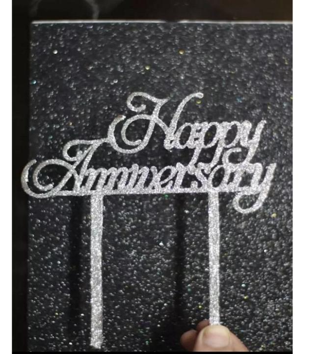 Happy%20Anniversary%20Cake%20Topper%20-%20Silver%20Party%20Decoration%20-%20Image%203