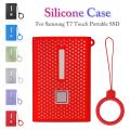 Silicone Protective Case Anti-Scratch Cover for Samsung T7 Touch Portable SSD Sleeve Shell Accessories. 